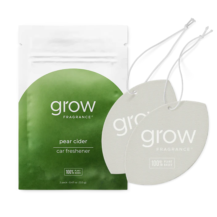 Grow Fragrance Pear Cider Car Freshener