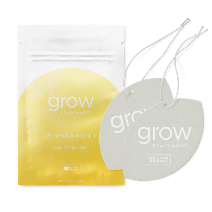 Grow Fragrance Coconut Pineapple Car Freshener