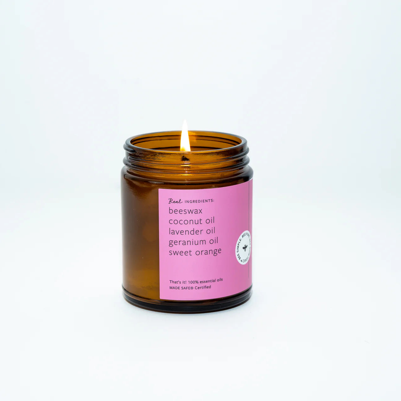 Beeswax Candle - Wildflower Citrus