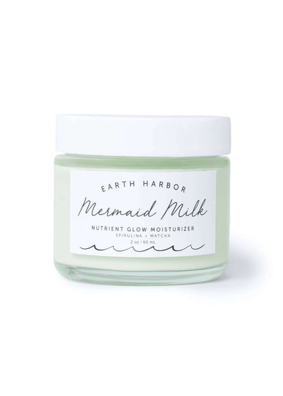 Mermaid Milk Nutrient Glow Moisturizer: Spirulina + Matcha