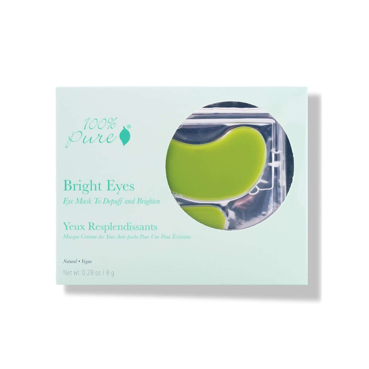 100% Pure Bright Eyes Mask (Box of 5)