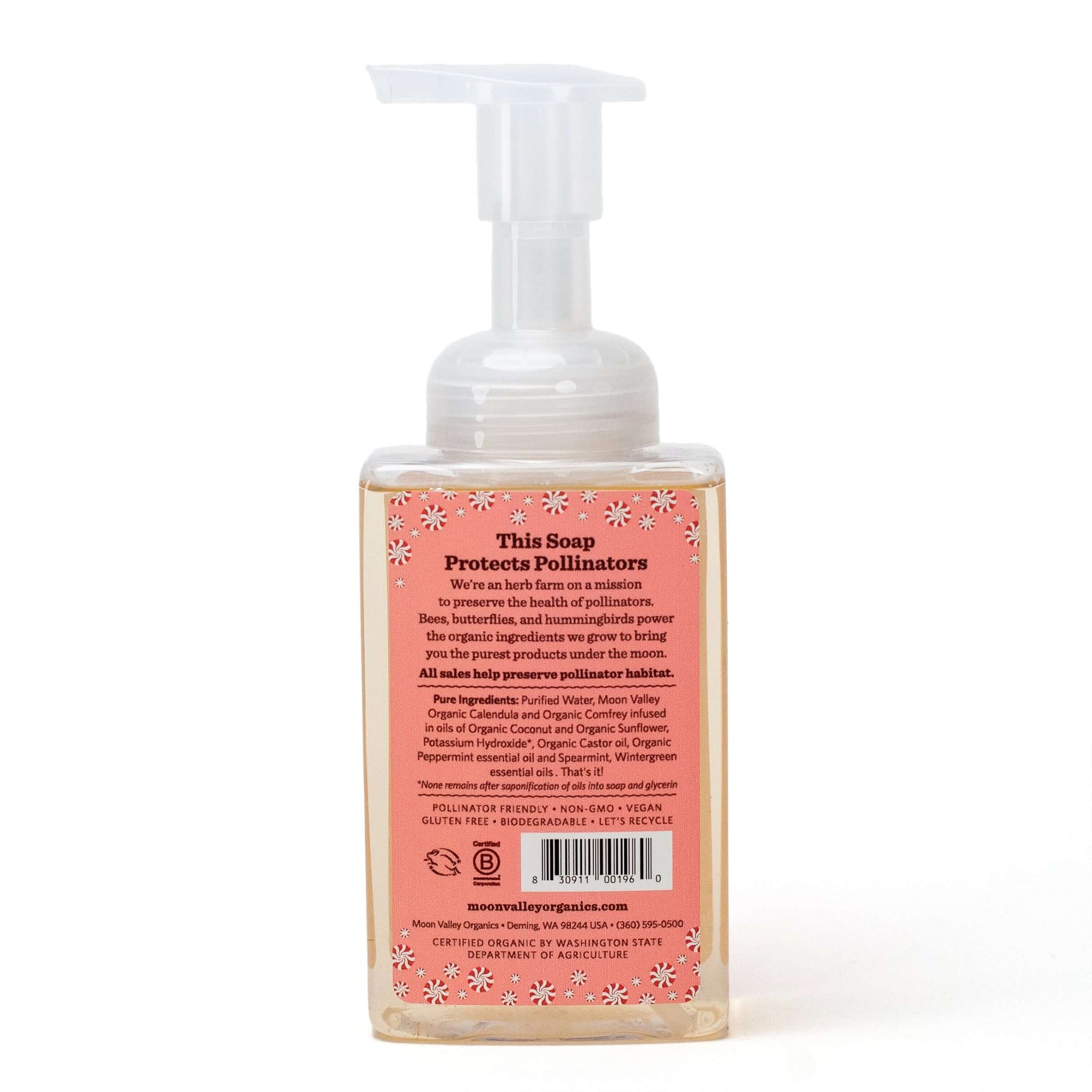 Moon Valley Organics Herbal Hand Soap - Candy Cane