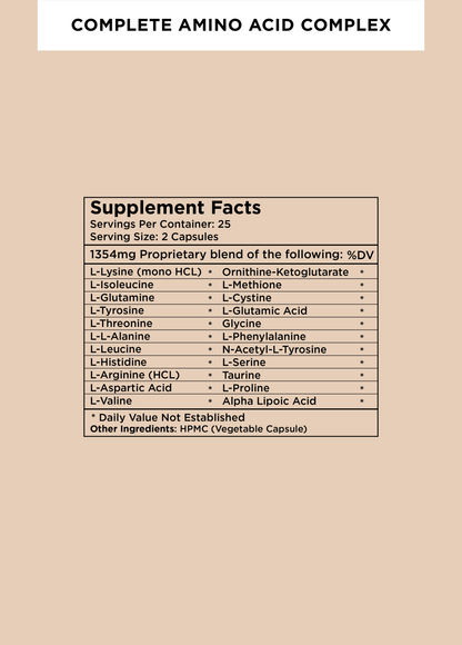 Zuma Nutrition Complete Amino Acid Formula
