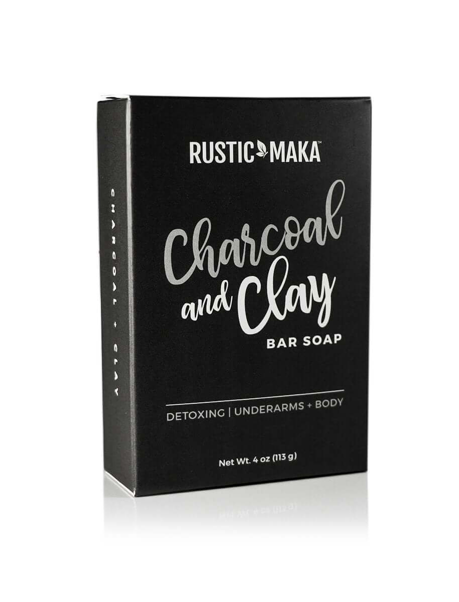 Rustic Maka Charcoal + Clay Underarm Bar (Detox)