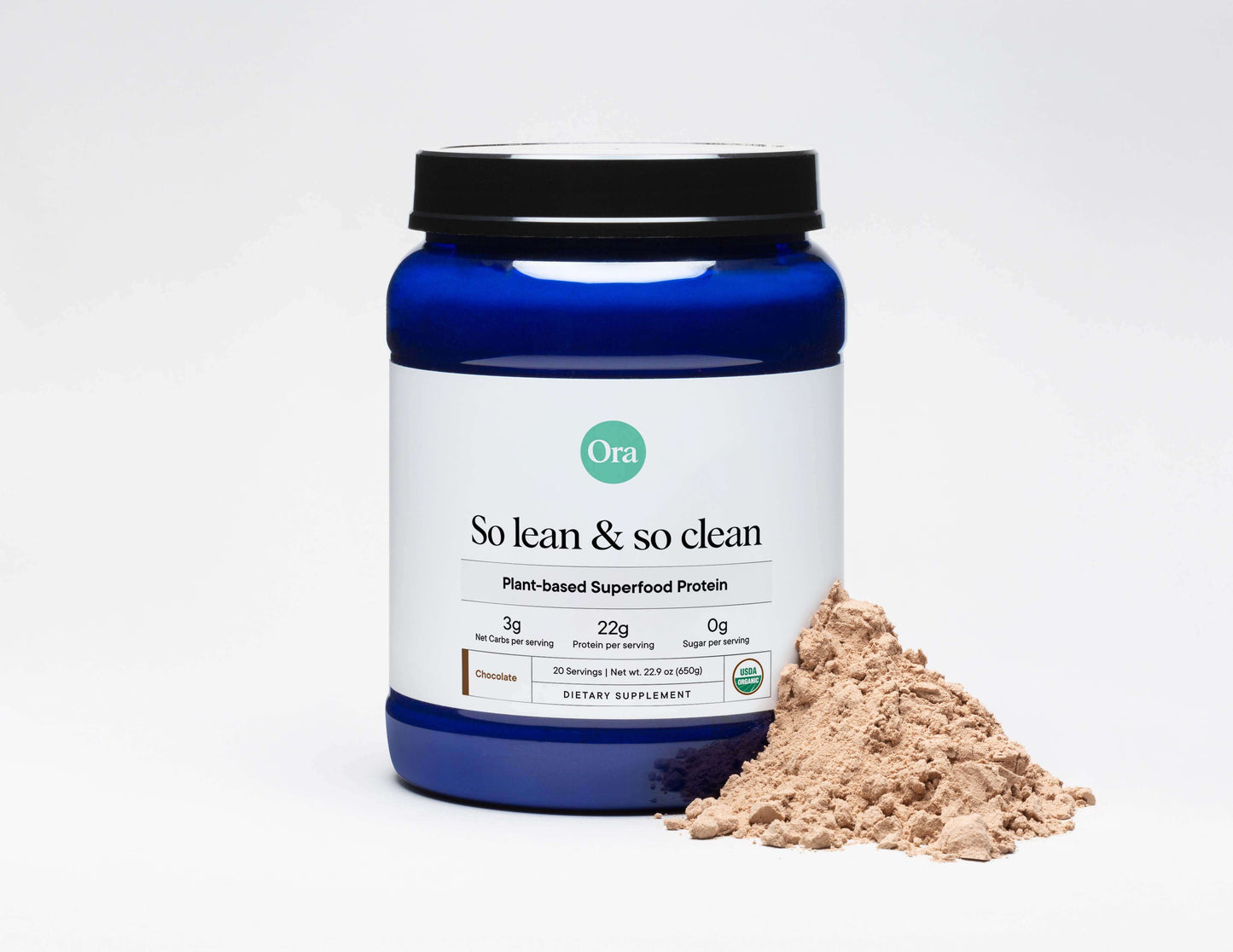 Ora Organic So Lean & So Clean Protein Powder - Chocolate
