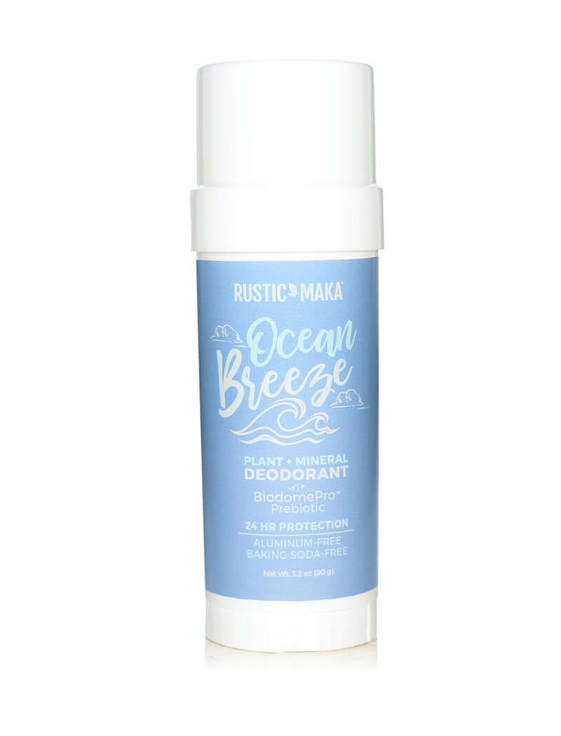 Rustic Maka Ocean Breeze Prebiotic Natural Deodorant (Baking Soda Free)